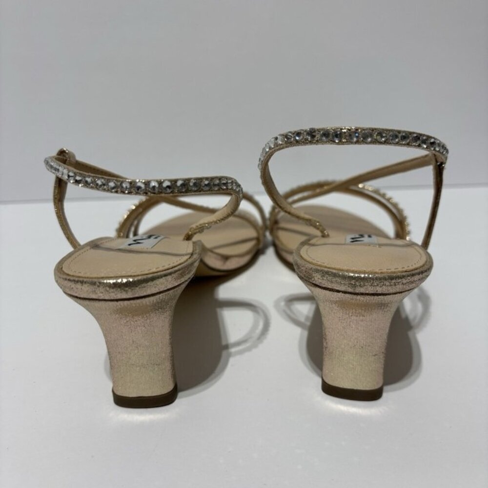 Nina Women’s Gerri Taupe Heeled Sandals, Size 7 Wide - Picture 4 of 6